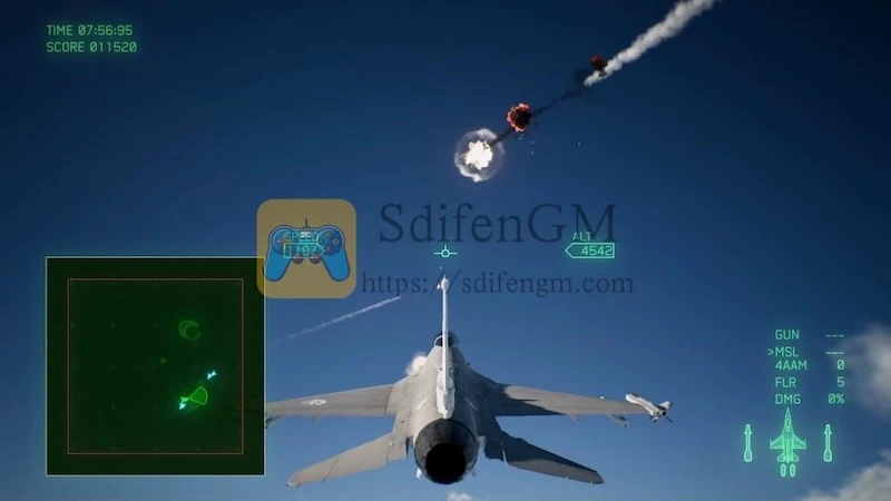 皇牌空战 7:未知空域 游戏界面1 皇牌空战 7:未知空域 游戏界面1