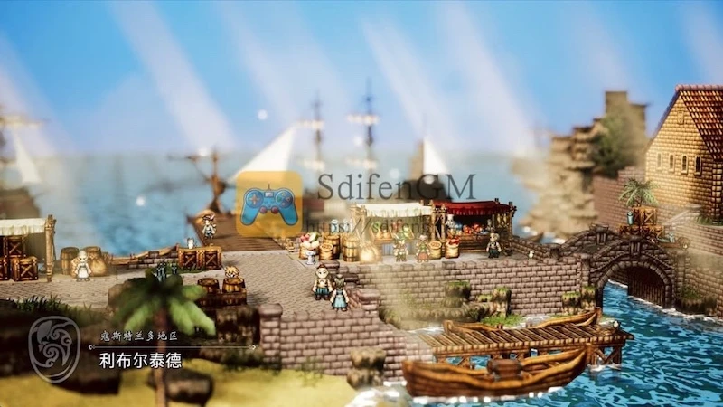 歧路旅人 0:豪华版 游戏界面1 歧路旅人 0:豪华版 游戏界面1