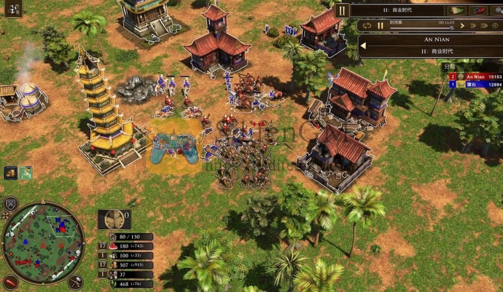 帝国时代 III:决定版 游戏界面2 帝国时代 III:决定版 游戏界面2