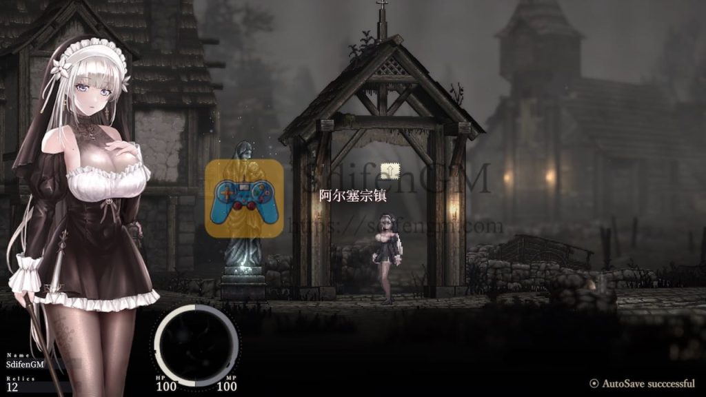 哥特少女勇闯恶魔城 2 游戏界面1 哥特少女勇闯恶魔城 2 游戏界面1