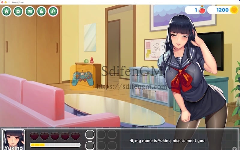 Hentai Crush 游戏界面1