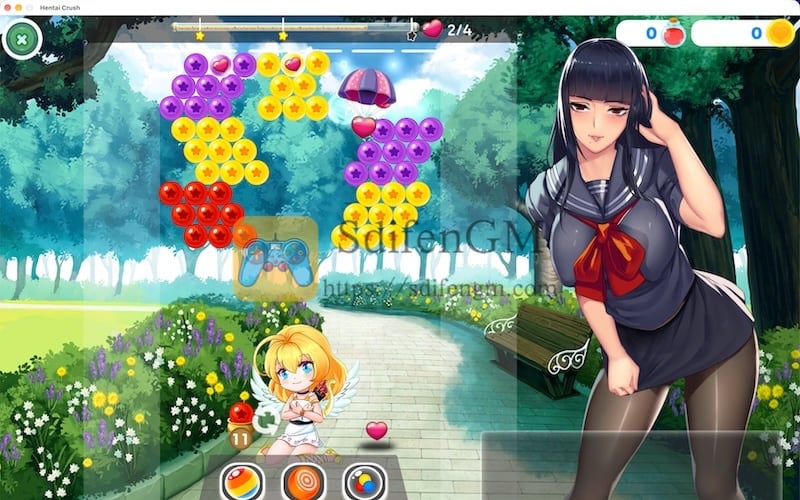 Hentai Crush 游戏界面2